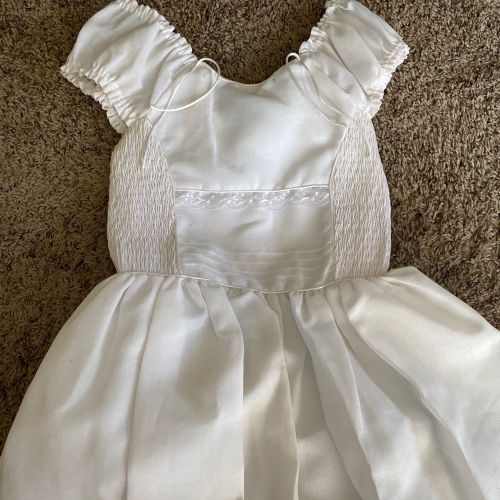 Girls long communion dress